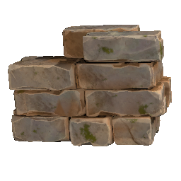 NOT USEDCoast Jungle Ruins wall 3/4 with loophole icon